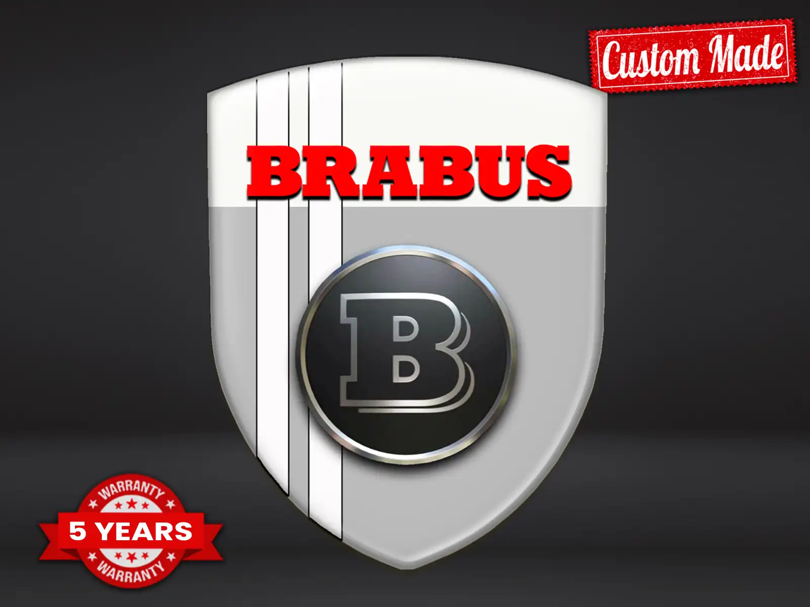 Brabus Autoaufkleber Luxus Anpassbar Maximal